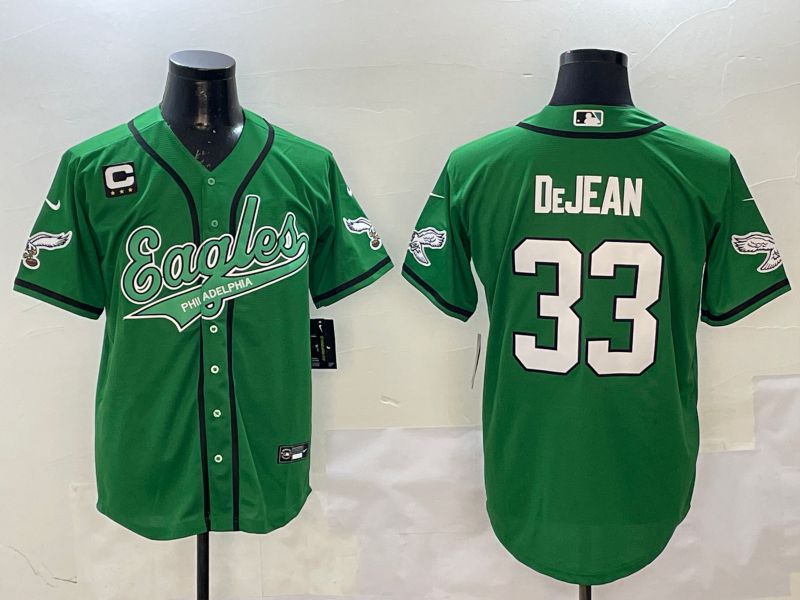 Men Philadelphia Eagles #33 Dejean Green Joint Name 2025 Nike Limited NFL Jersey style 7